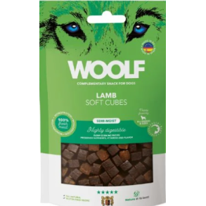WOOLF SEMI-MOIST SOFT CUBES LAMB, 100G 