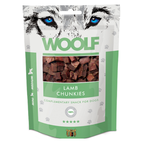 Woolf Godbidder Lamb Chunkies God til sm hunde 100g.