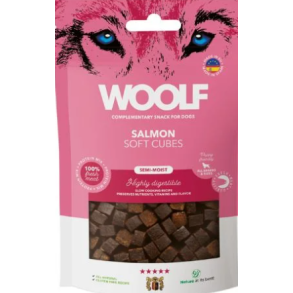 WOOLF SEMI-MOIST SOFT CUBES RRED, 100G