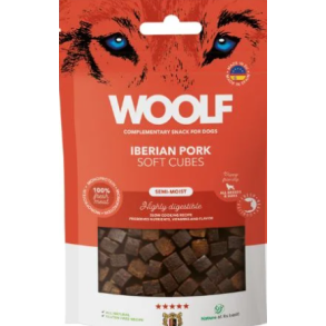 WOOLF SEMI-MOIST SOFT CUBES IBERIAN GRIS, 100G